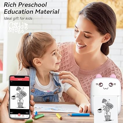 GAMEVANA Mini Thermal Printer | Inkless Bluetooth Pocket Printer